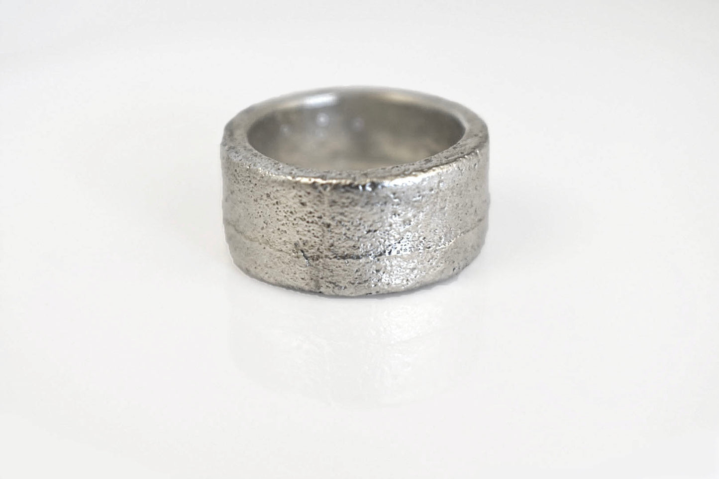 Sand Cast 10mm Wedding Ring