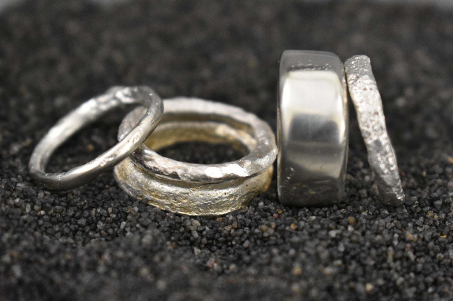 Sand Cast 10mm Wedding Ring