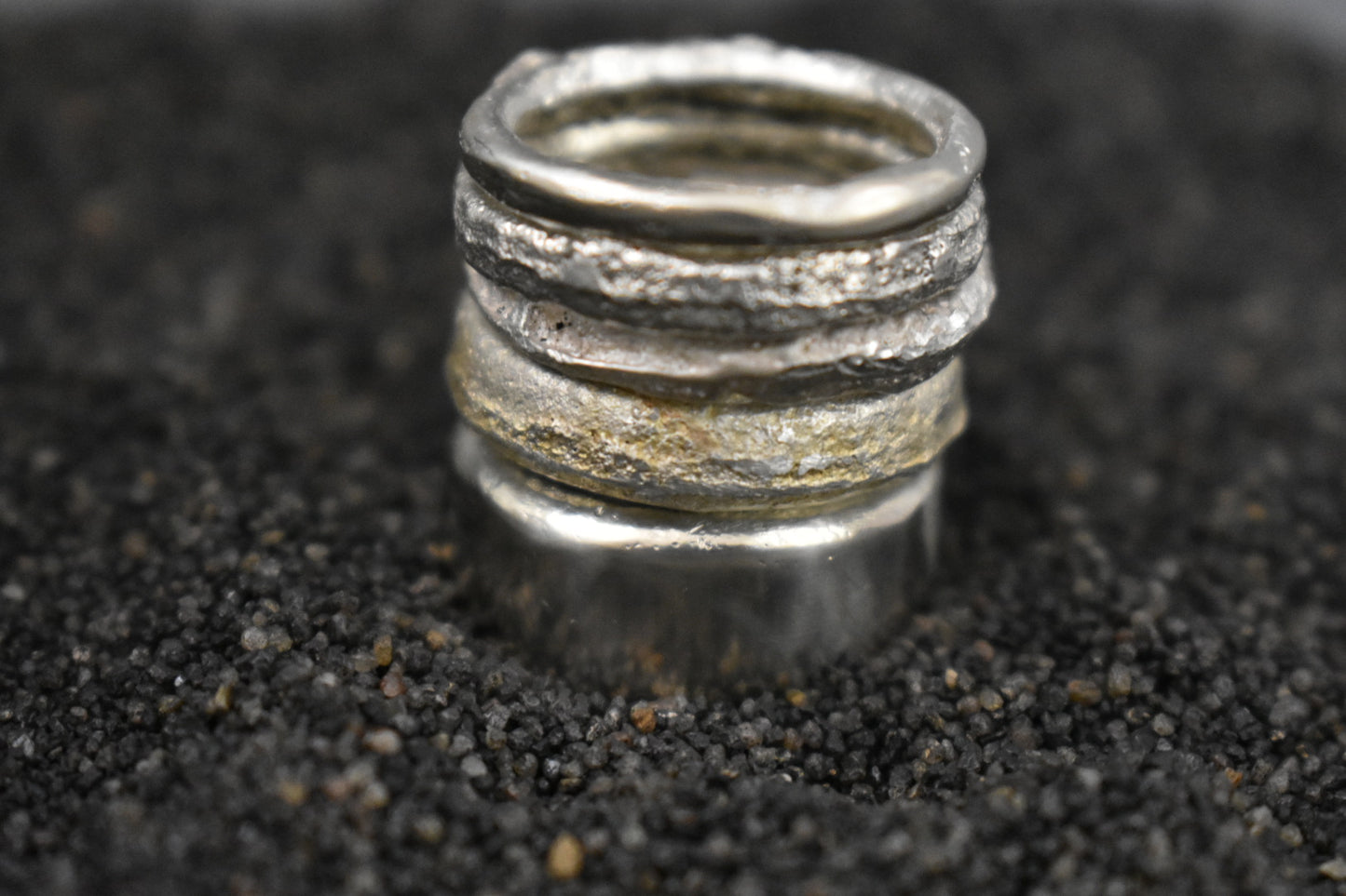 Sand Cast 10mm Wedding Ring