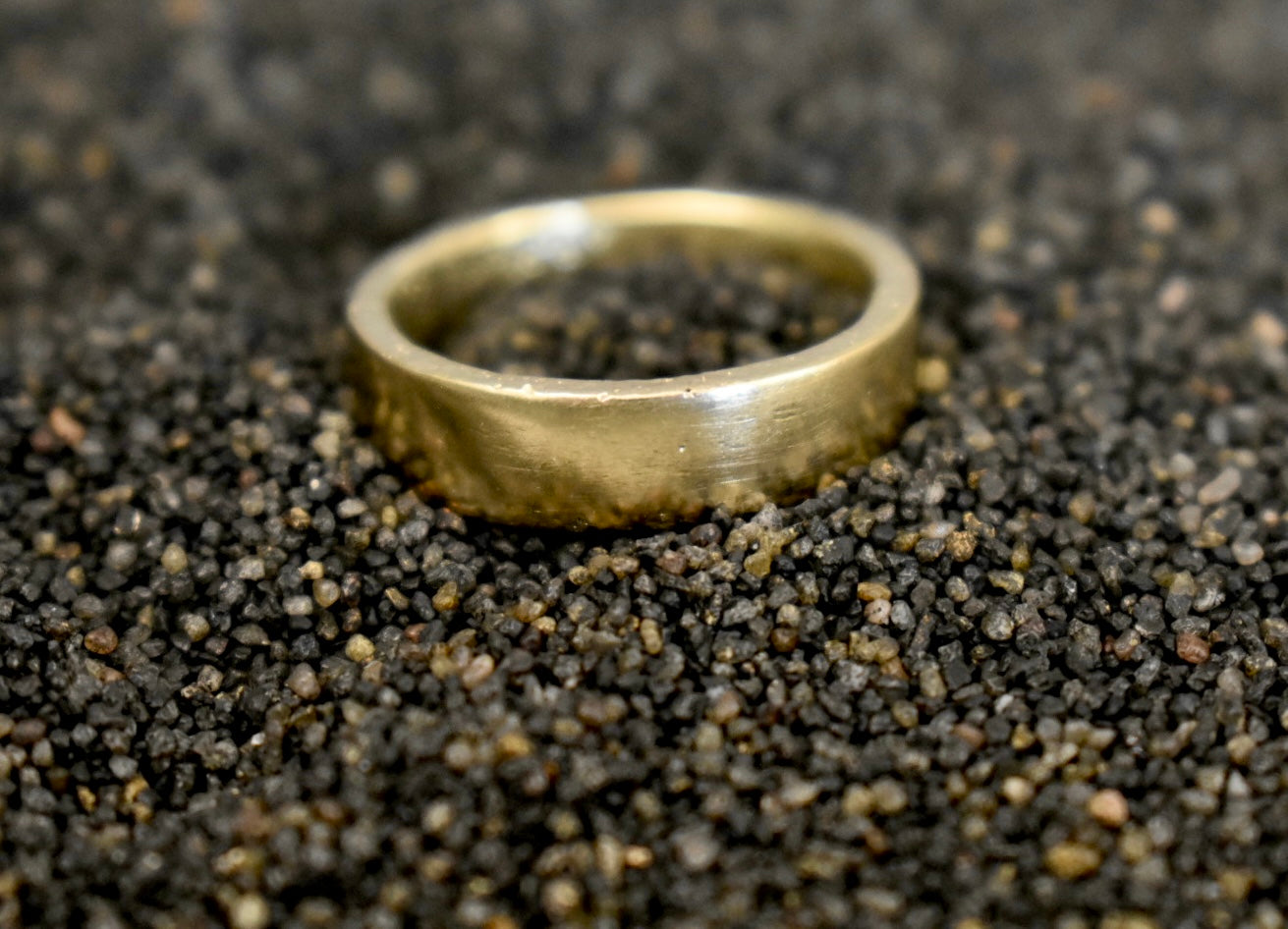 Sand Cast 6mm Wedding Ring