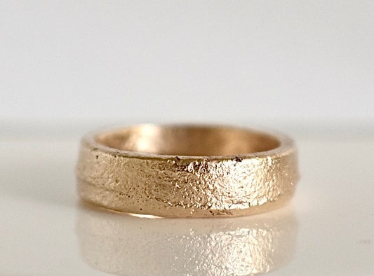 Sand Cast 6mm Wedding Ring